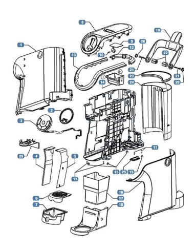 Pièces détachées LAVAZZA LF 400 Annee 0 