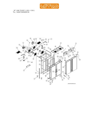 Pièces détachées LOTUS R7 1400 TN-BT L Annee 0 SNgte1201 
