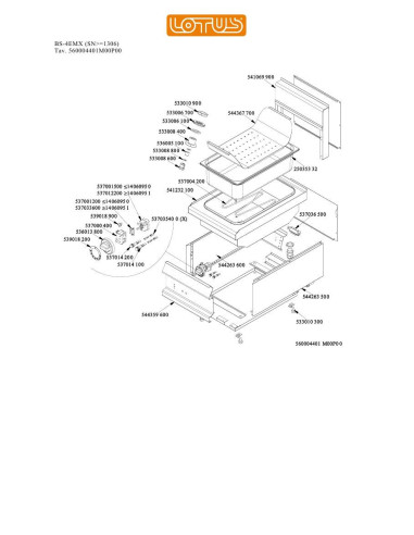 Pièces détachées LOTUS BS-4EMX Annee 0 SNgte1306 