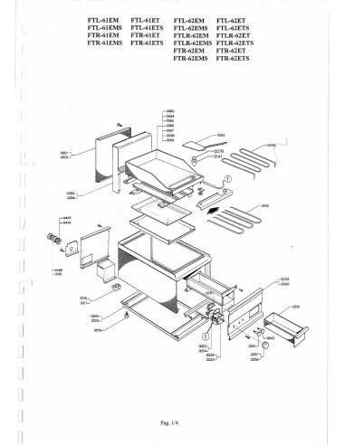 Pièces détachées LOTUS FTL-61EM (199701-) Annee 199701- 