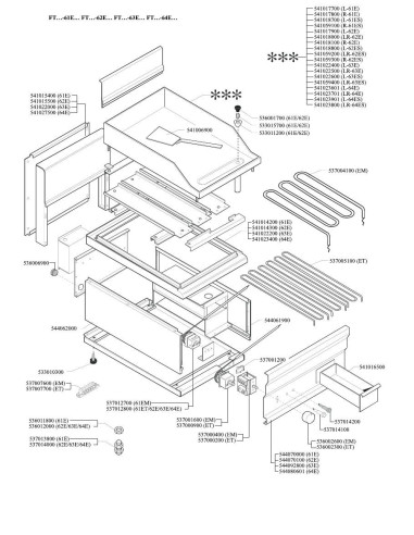 Pièces détachées LOTUS FTL-61EM (Vers1) Annee Vers1 