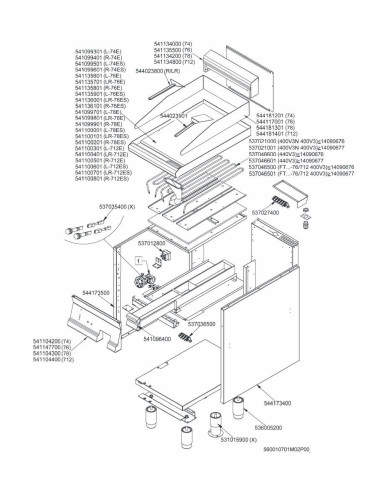 Pièces détachées LOTUS FTL-712ET (201201-) Annee 201201- 