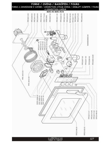 Pièces détachées LOTUS RDE-5E 