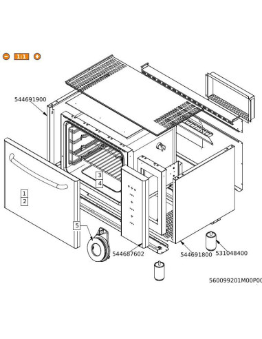 Pièces détachées LOTUS MFM-610EM Annee 0 SNgte1605 