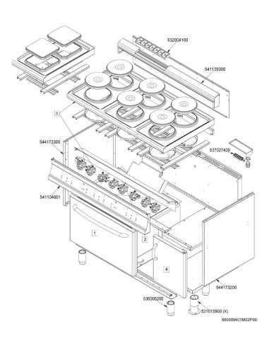 Pièces détachées LOTUS CF6-712ETV (201201-) Annee 201201- 