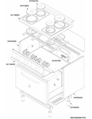 Pièces détachées LOTUS CFM4-68ET (201201-) Annee 201201- 