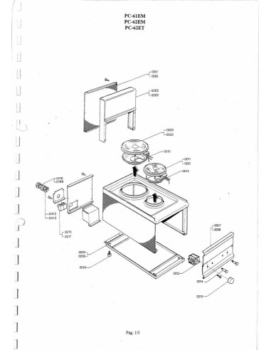 Pièces détachées LOTUS PC-61EM (199701-) Annee 199701- 