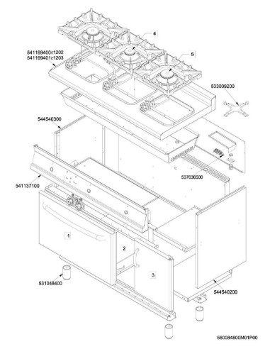 Pièces détachées LOTUS CF3-612GEMV (201201-) Annee 201201- 