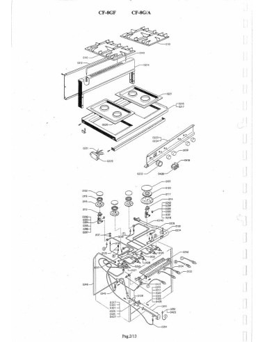 Pièces détachées LOTUS CF-8G-A (199701-) Annee 199701- 