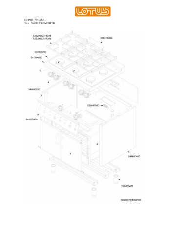 Pièces détachées LOTUS CFPB6-79GEM Annee 0 