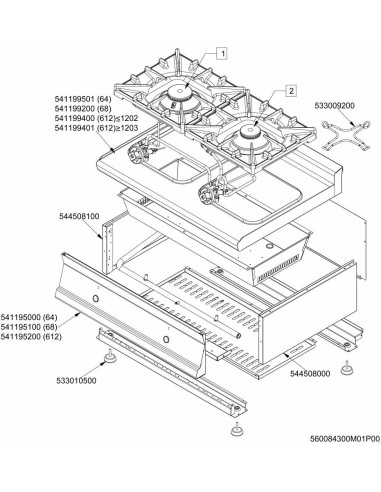 Pièces détachées LOTUS PC1T-64G (201201-) Annee 201201- 