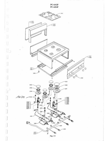 Pièces détachées LOTUS PC-61GF (199701-) Annee 199701- 