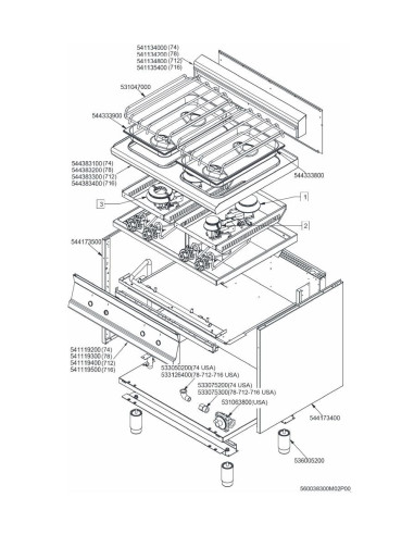 Pièces détachées LOTUS PC-78GP (201201-) Annee 201201- 