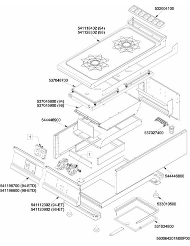 Pièces détachées LOTUS PCIT-94ET (201201-) Annee 201201- 