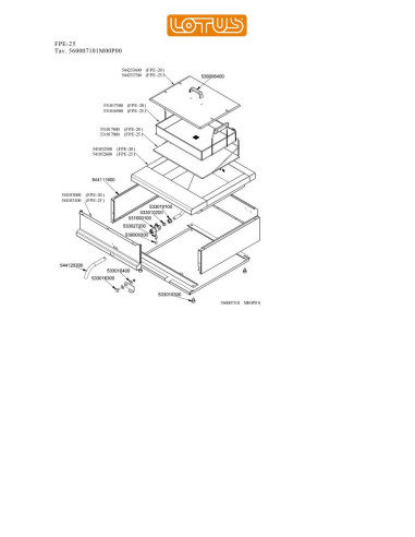Pièces détachées LOTUS FPE-25 Annee 0 