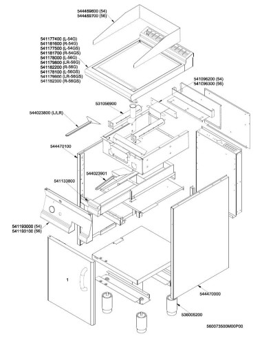 Pièces détachées LOTUS FTL-54G (201201-) Annee 201201- 