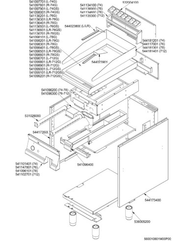 Pièces détachées LOTUS FTL-712G-USA (201201-) 