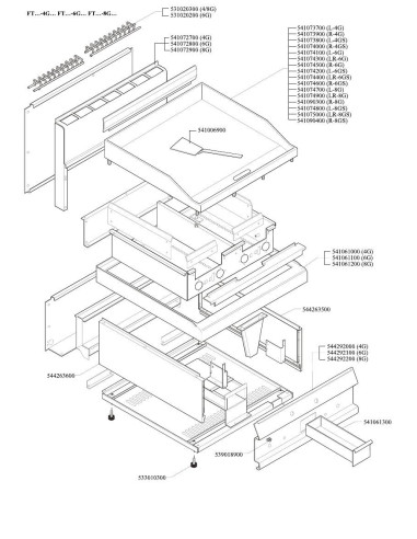 Pièces détachées LOTUS FTL-8G (-200502) 