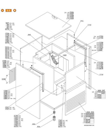 Pièces détachées LOTUS KV60-30W Annee 0 SNgte1201 