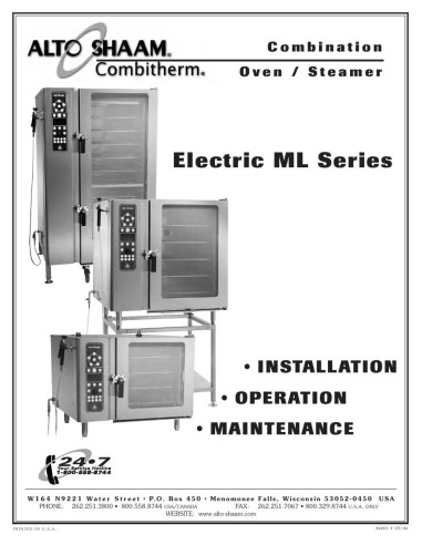 Pièces détachées ALTO-SHAAM 10-10ML-ELECTRIC - ALTO-SHAAM 10-10ML-ELECTRIC - Alto-Shaam