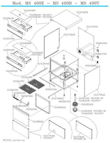 Pièces détachées MACH MS400B Annee 2005 