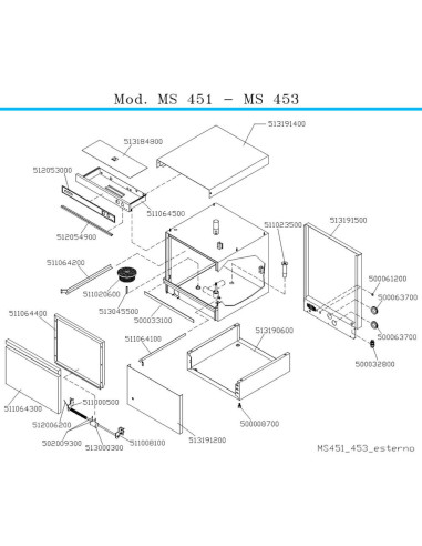 Pièces détachées MACH MS451 Annee 2005 