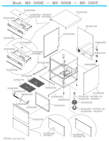 Pièces détachées MACH MS500 Annee 2005 