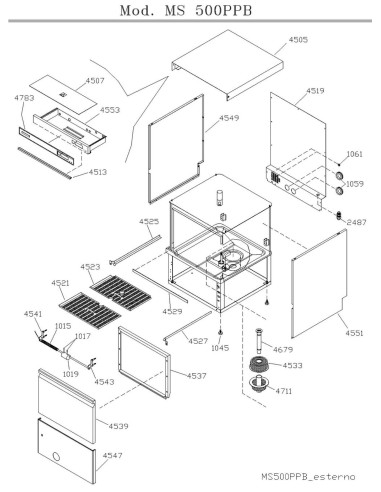 Pièces détachées MACH MS500PPB Annee 2003 