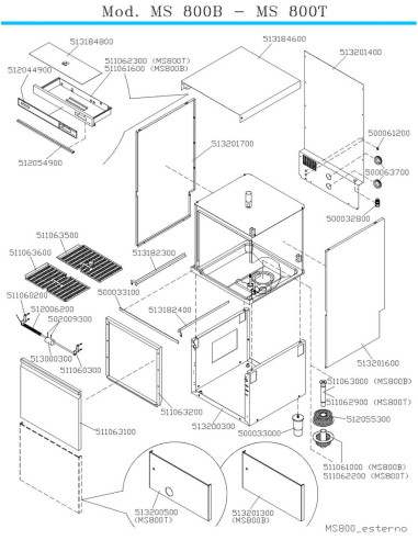 Pièces détachées MACH MS800B Annee 2005 