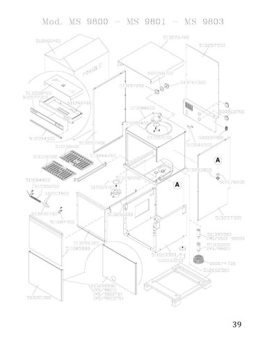 Pièces détachées MACH MS9800 Annee 07-2012 