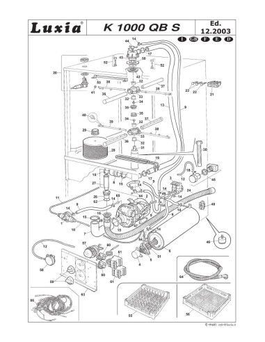 Pièces détachées LUXIA K1000QBS Annee 2003 