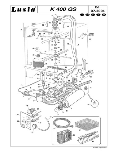 Pièces détachées LUXIA K400QS Annee 2001 