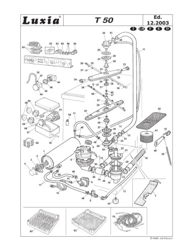 Pièces détachées LUXIA T50 Annee 2003 