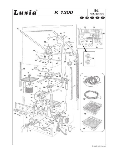 Pièces détachées LUXIA K1300 Annee 2003 