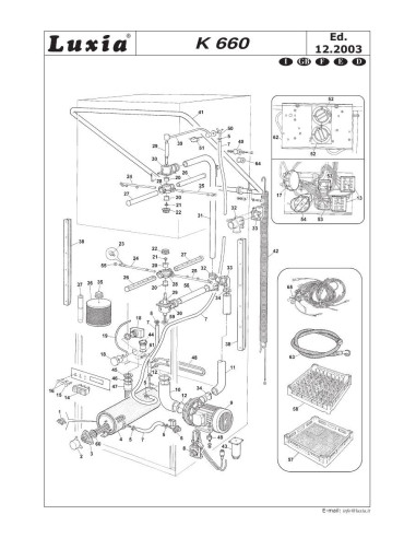 Pièces détachées LUXIA K660 Annee 2003 