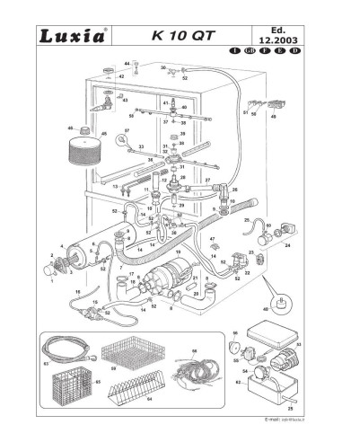 Pièces détachées LUXIA K10QT Annee 2003 