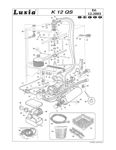 Pièces détachées LUXIA K12QS Annee 2003 