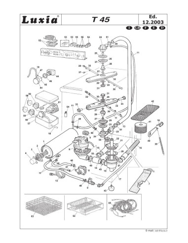 Pièces détachées LUXIA T45 Annee 2003 