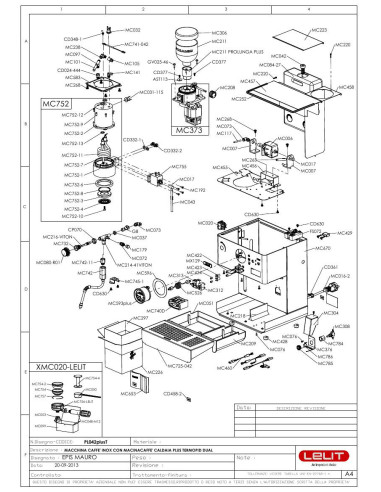 Pièces détachées LELIT PL042PLUST 