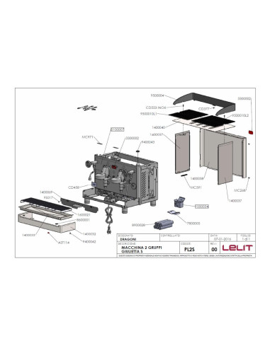 Pièces détachées LELIT PL2S GIULIETTA 