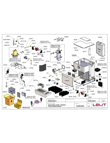 Pièces détachées LELIT PL60PLUSTD 