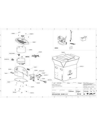 Pièces détachées LELIT PS11N (202107-REV.05) Annee 2021 