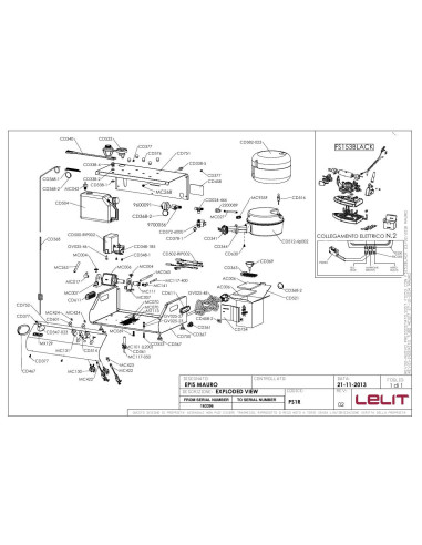 Pièces détachées LELIT PS1R (201311-REV.02) Annee 2013 