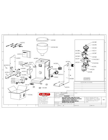 Pièces détachées LELIT PL044MMT FRED 