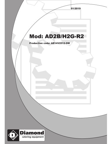 Pièces détachées Armoire de congélation 1400 litres ventilée, 2 portes vitrées GN 2/1 - Diamond 