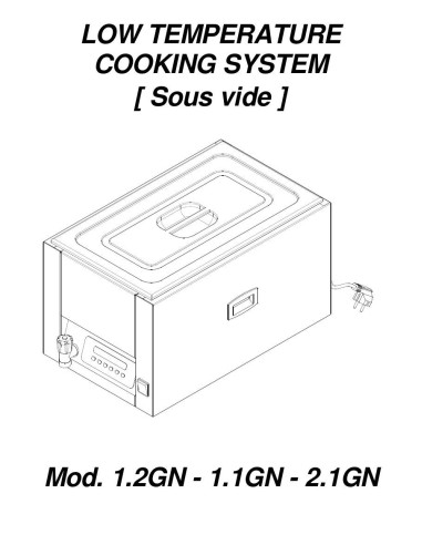 Pièces détachées Systèmes de cuisson à basse température CVS 200 - Lavezzini 