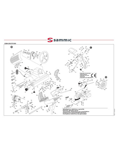 Pièces détachées Trancheur GSM-250 - Sammic 