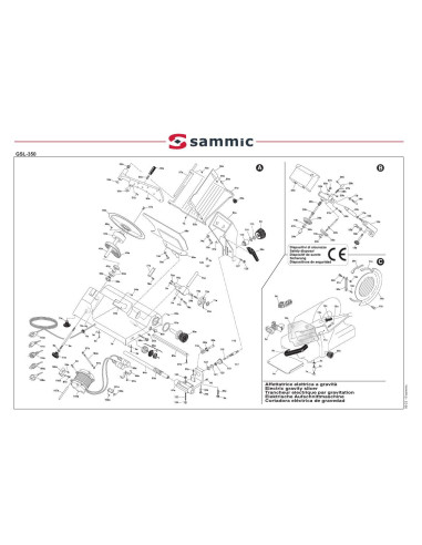 Pièces détachées Trancheur GSL-350 - Sammic 