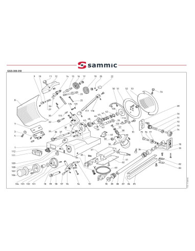 Pièces détachées Trancheur GGS-300 - Sammic 