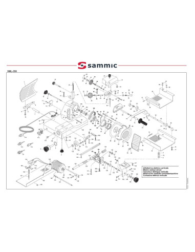 Pièces détachées Trancheur vertical VML-350 (spécial pour la viande fraîche) - Sammic 